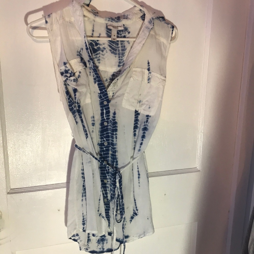 Tie died tank top